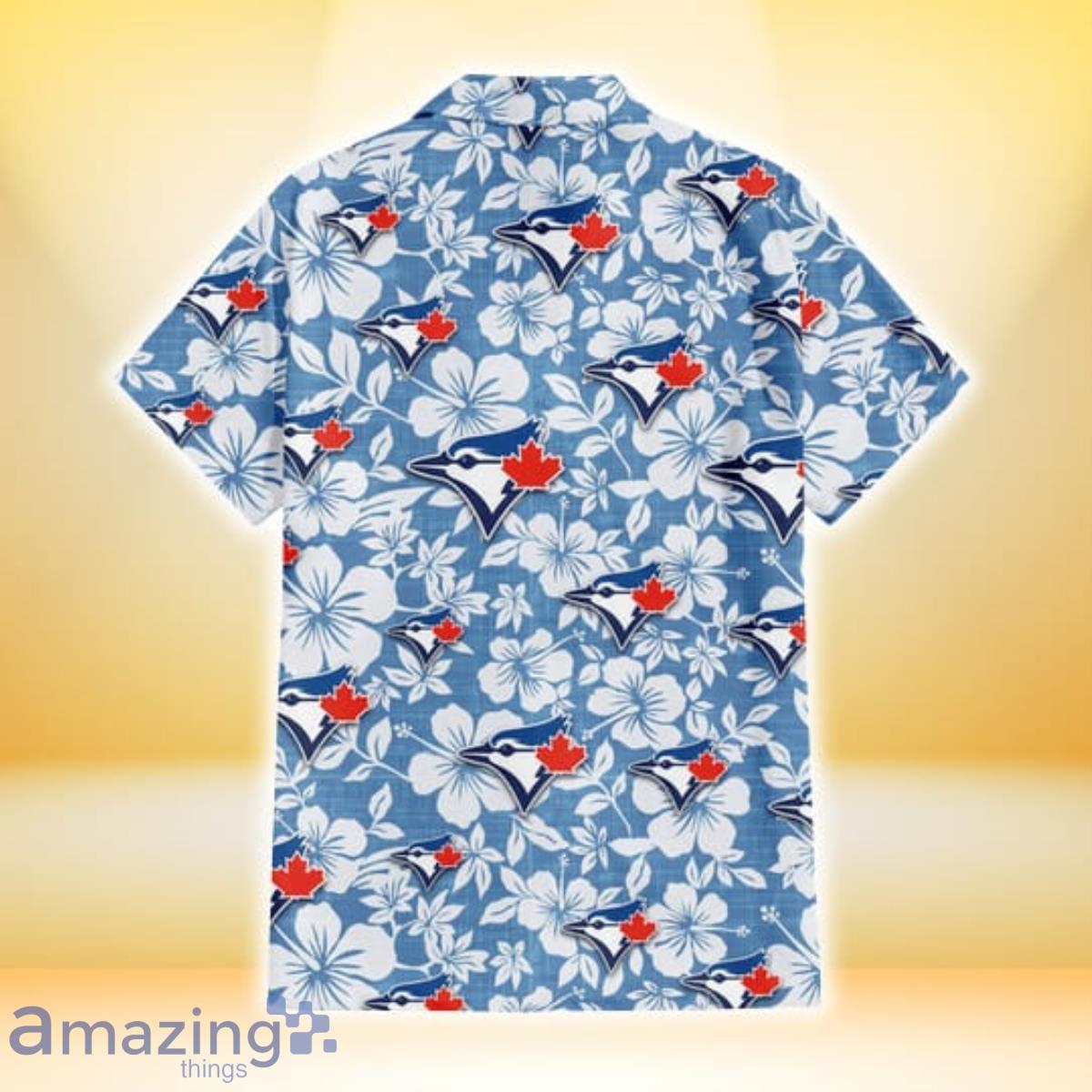 NEW FASHION 2023 Toronto Blue Jays Hawaiian Shirt flower summer gift for  fans