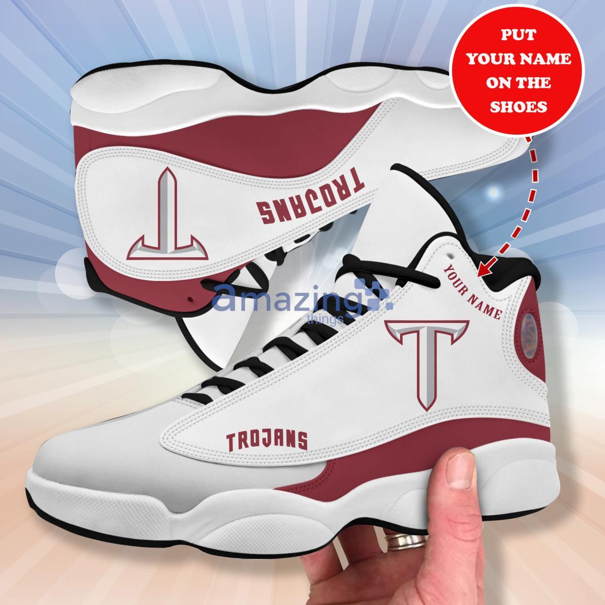 Troy Trojans Personalized Air Jordan 13 Running Sneaker Product Photo 1 Troy Trojans Personalized Air Jordan 13 Running Sneaker Product Photo 1