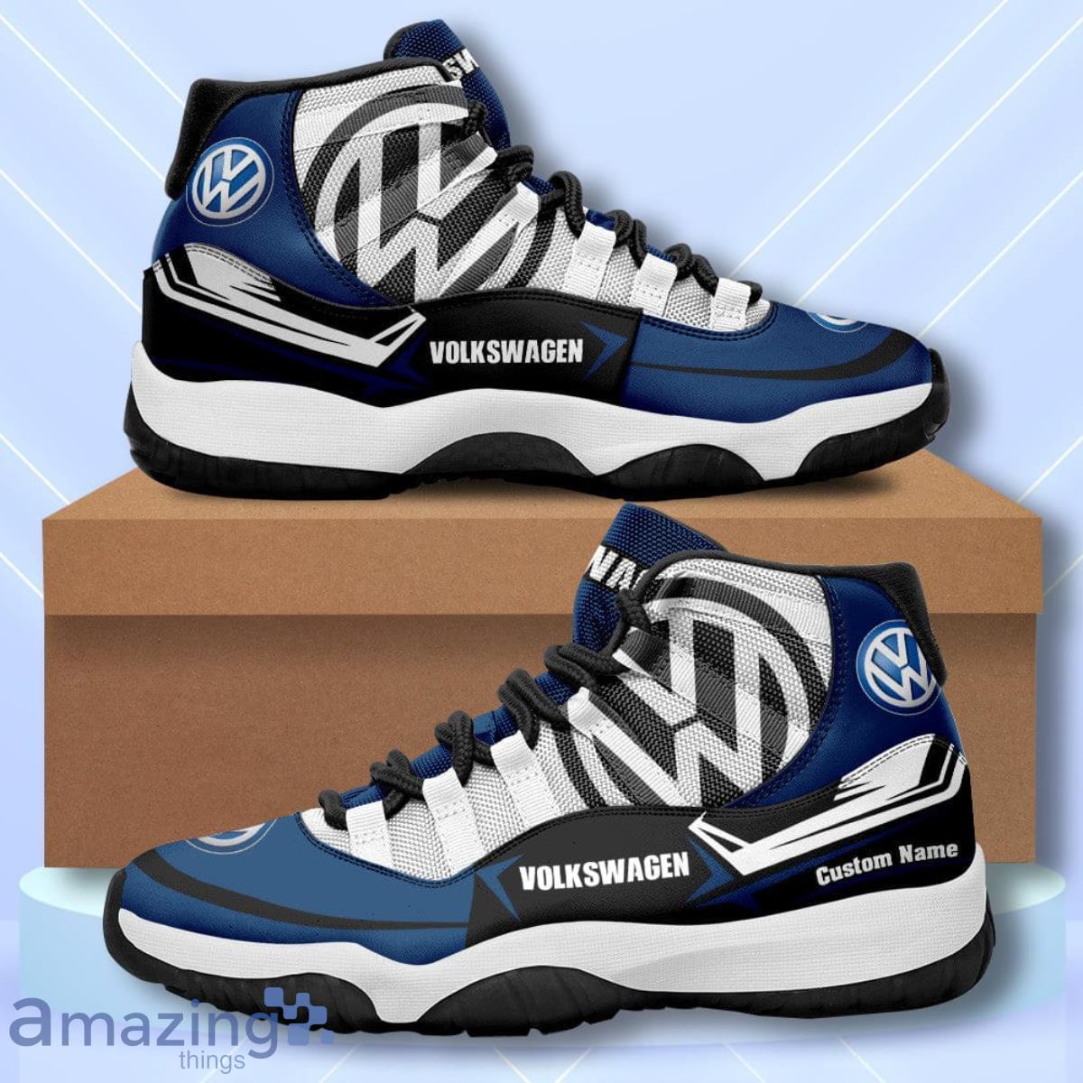 Volkswagen Group Custom Name Air Jordan 11 Sneakers Vintage Shoes Product Photo 1