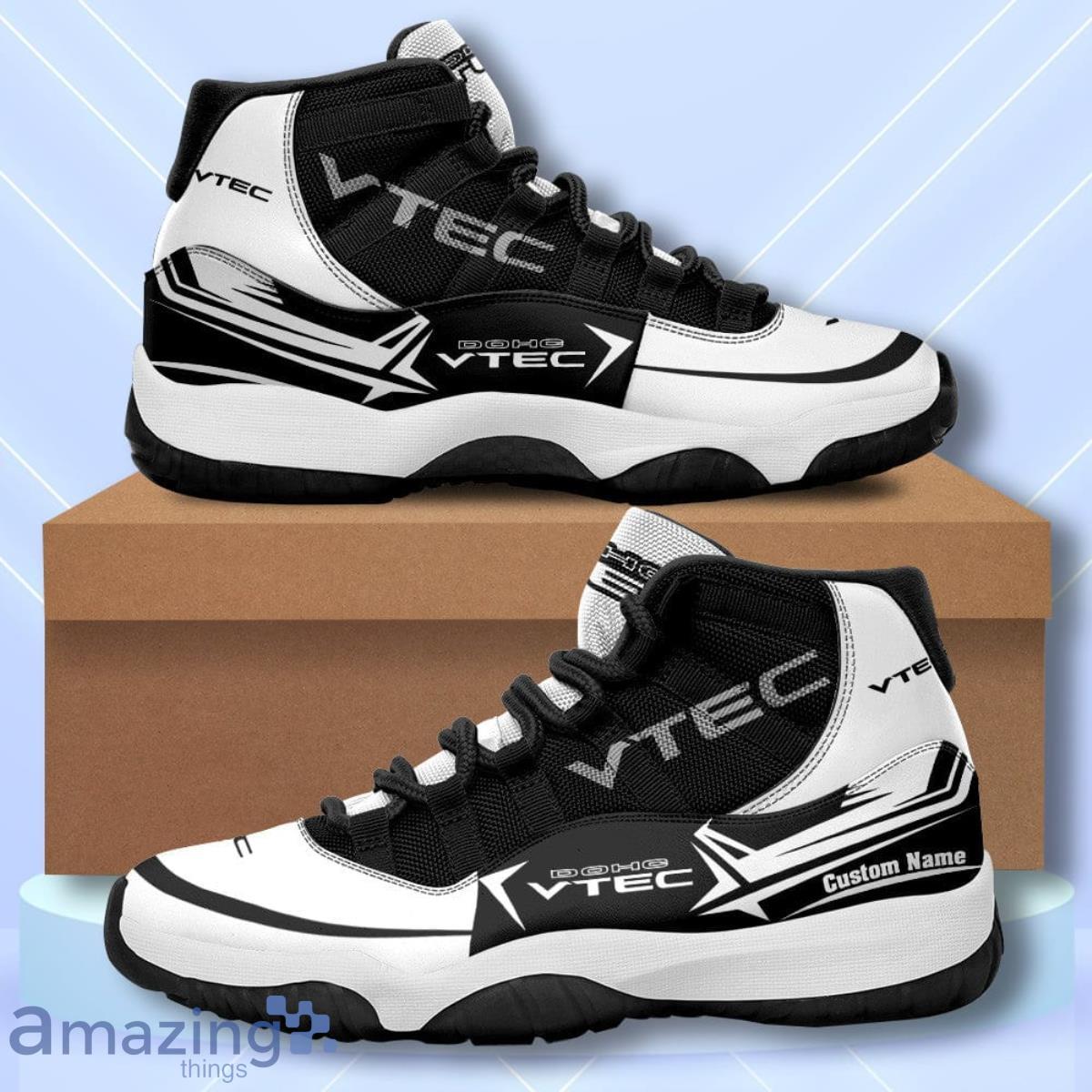 VTECC Custom Name Air Jordan 11 Sneakers Vintage Shoes Product Photo 1