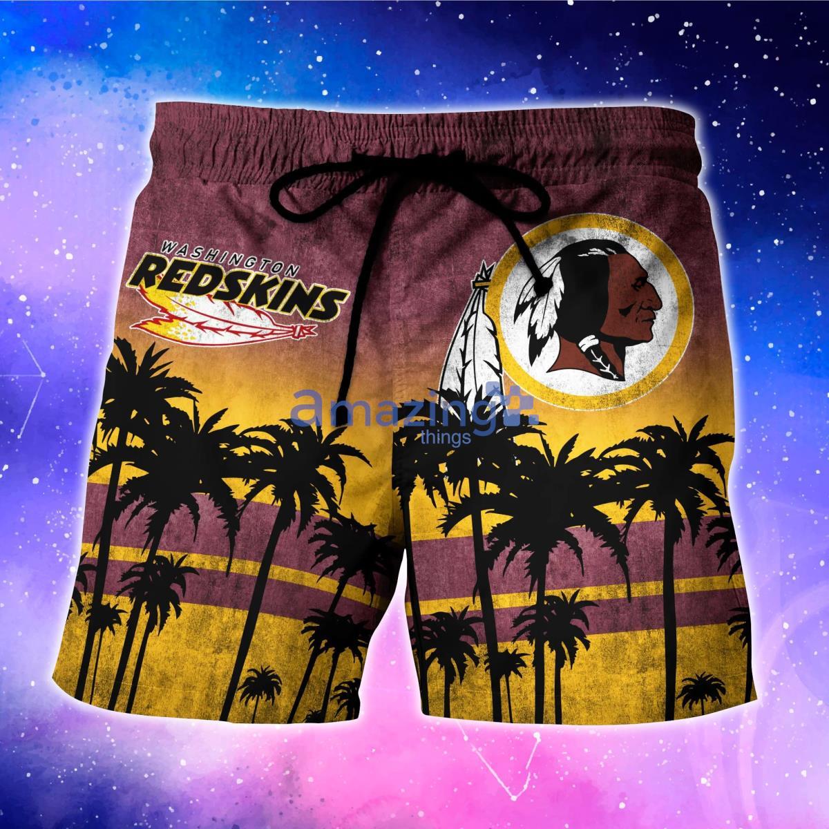 Washington Redskins Mickey Mouse Hawaiian Shirt,Short