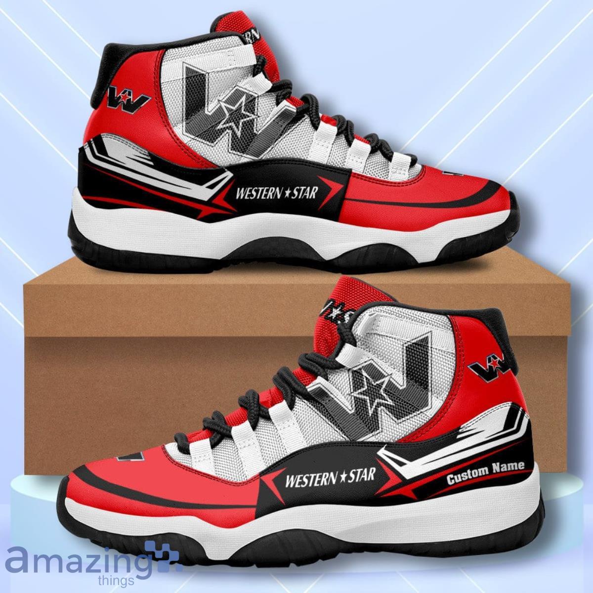 Wester Star Custom Name Air Jordan 11 Sneakers Vintage Shoes Product Photo 1