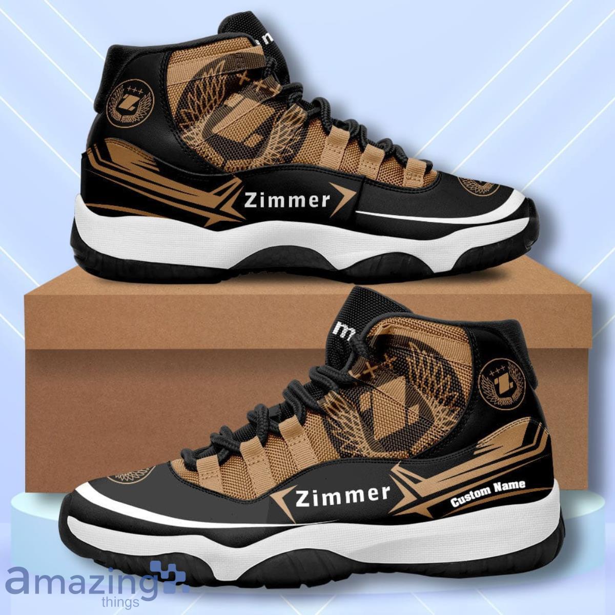 Zimmer Custom Name Air Jordan 11 Sneakers Vintage Shoes Product Photo 1
