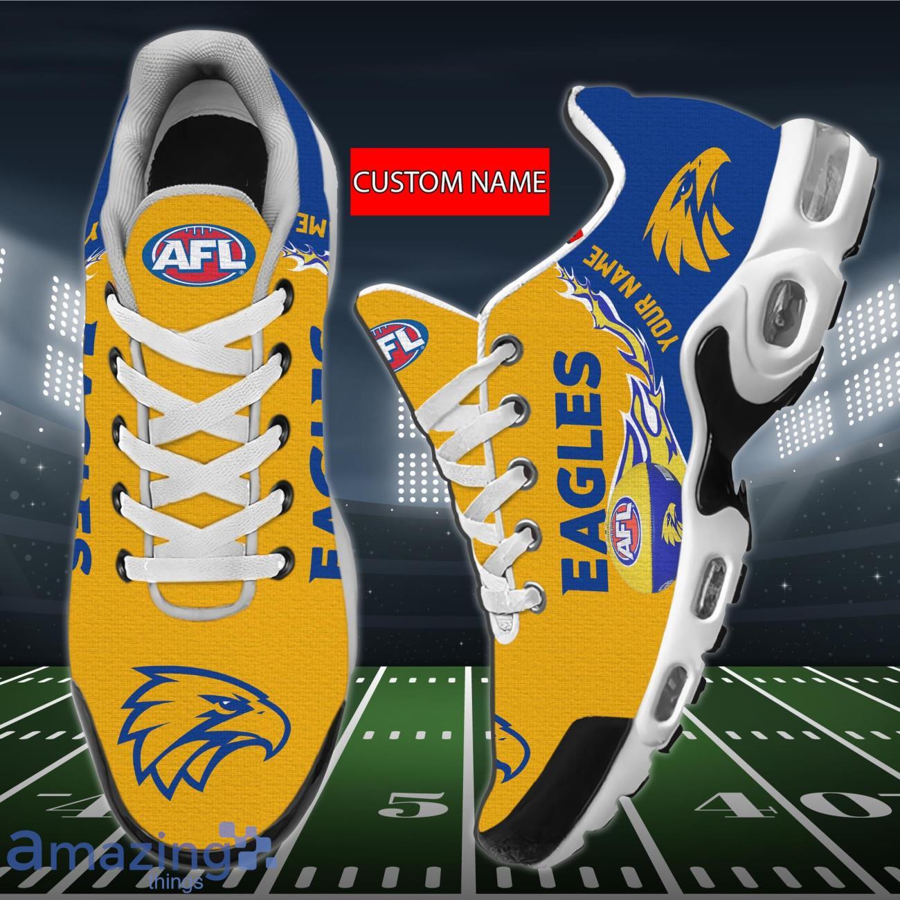 West Coast Eagles Custom Name AFL You Laugh I Laugh For Sports Fan