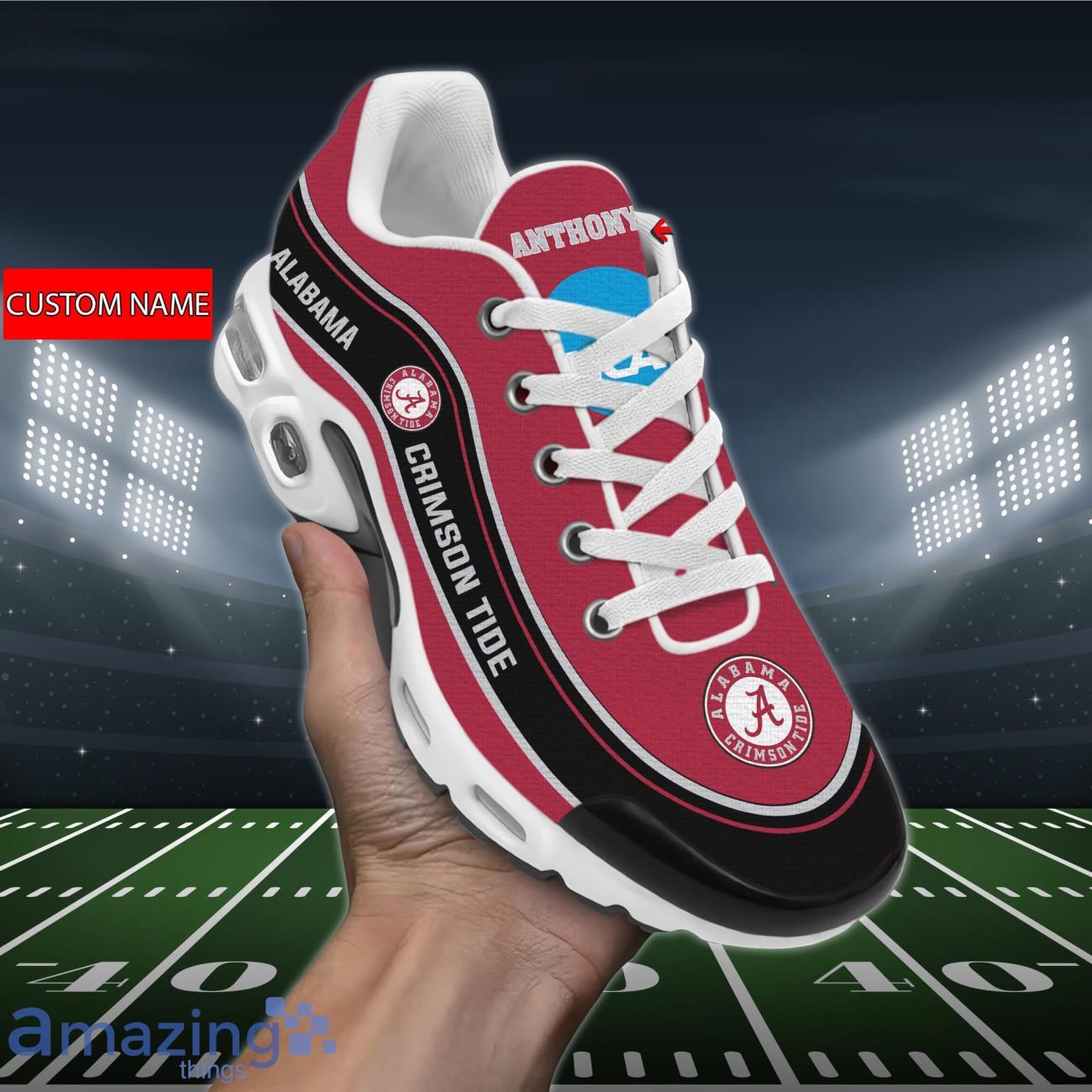 Alabama Crimson Tide NCAA Air Cushion Sports Shoes Custom Name For Fans Product Photo 1