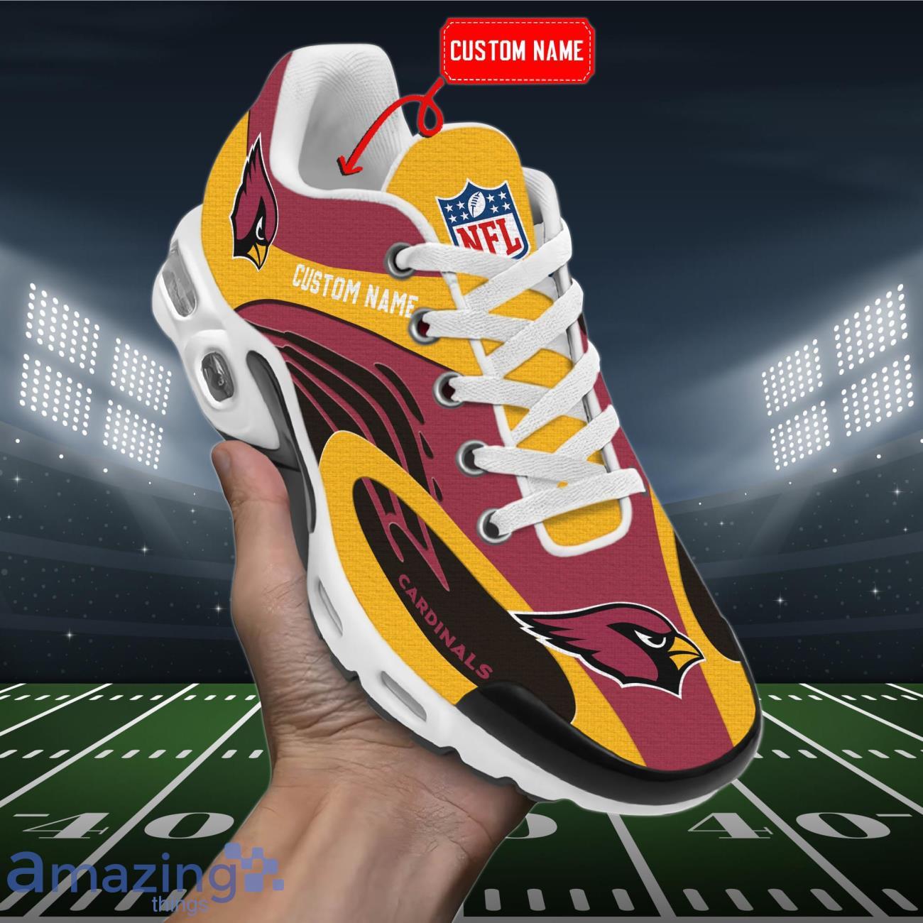 Pittsburgh Steelers NFL Air Cushion Sports Shoes Custom Name For Men Women