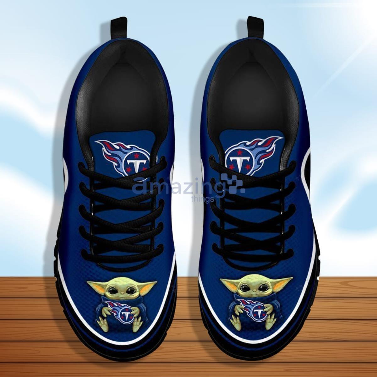 Baby Yoda Hug Tennessee Titans Personalized Name Air Jordan