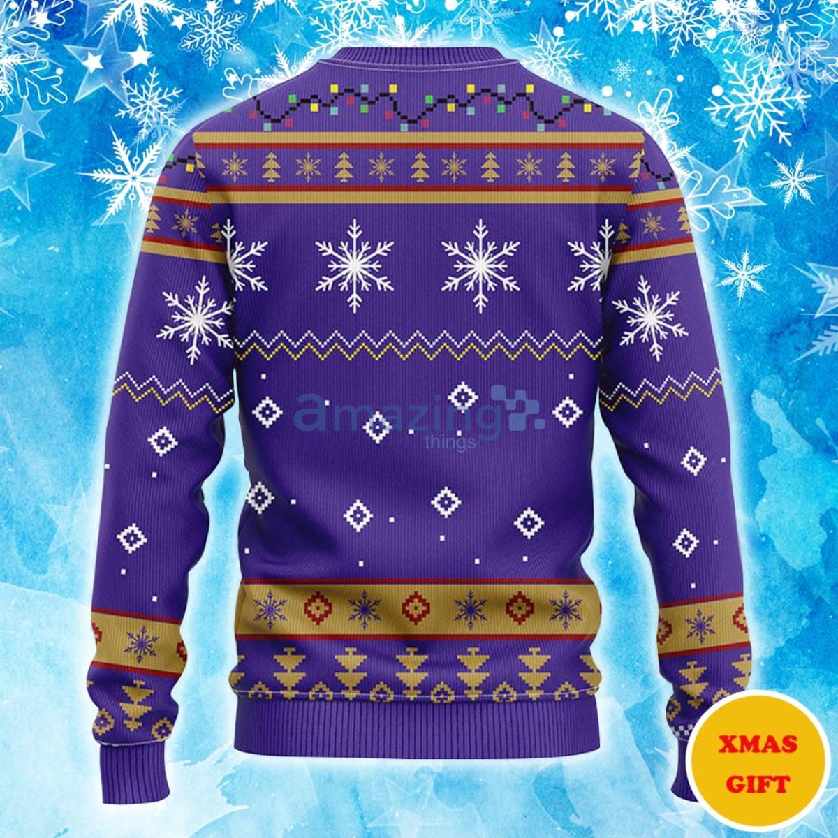 Baltimore Ravens Funny Grinch Christmas AOP Sweater image Baltimore Ravens Funny Grinch Christmas AOP Sweater Product Photo 2