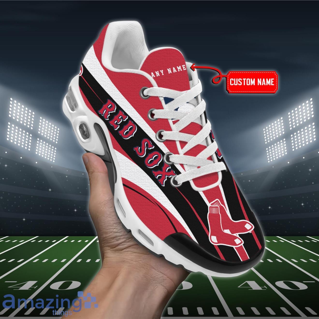 Boston Red Sox MLB Premium Air Cushion Sport Shoes Custom Name