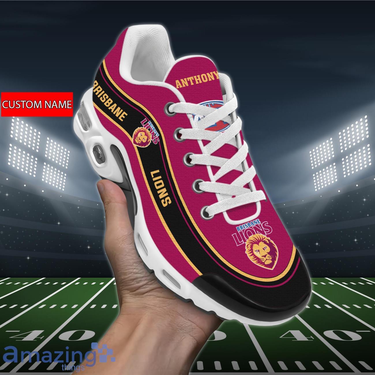 Brisbane Lions Air Cushion Sports Shoes Custom Name For Fans Product Photo 1