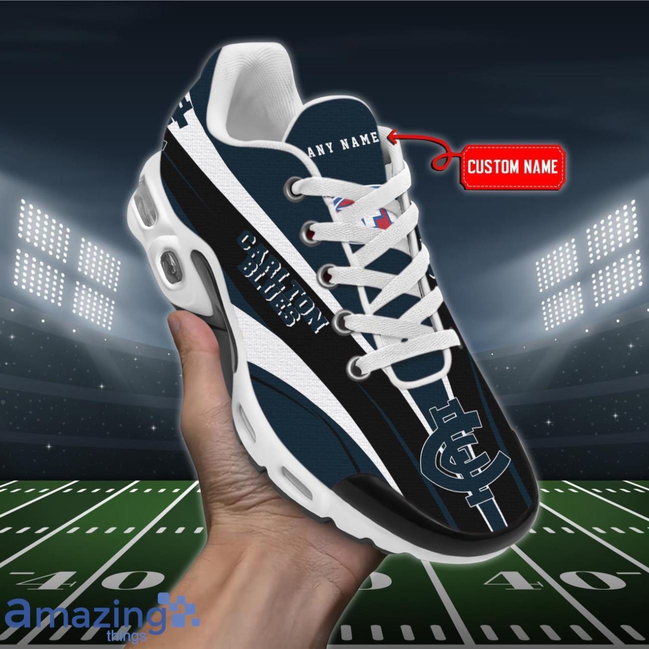 Carlton Blues Premium Air Cushion Sport Shoes Custom Name For Real Fans Product Photo 1