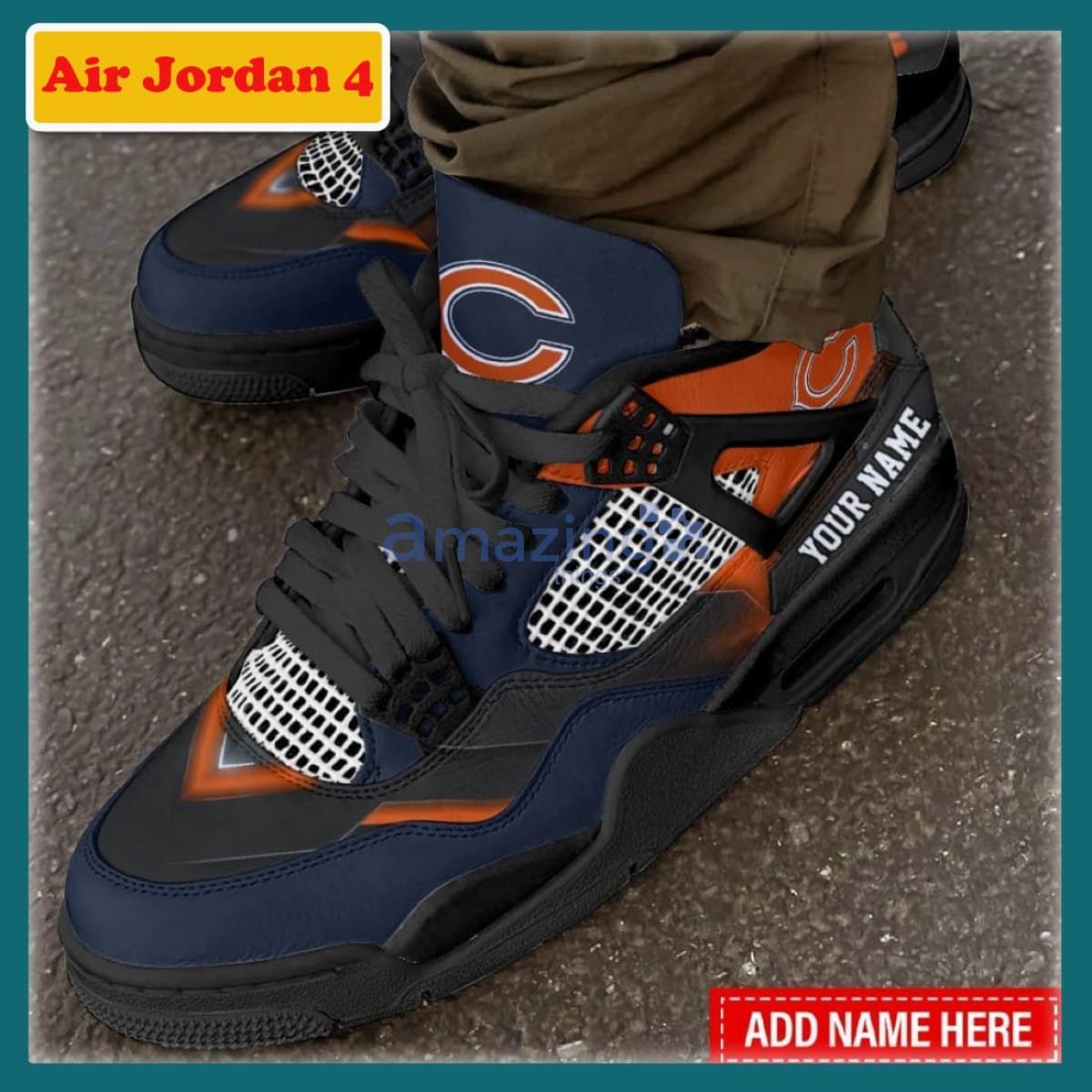 Chicago Bears Air Jordan 4 Sneaker - Inktee Store