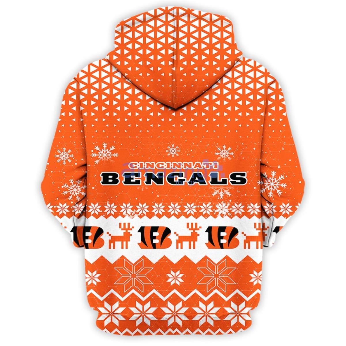 Cincinnati Bengals Sports 3D Pullover Hoodie