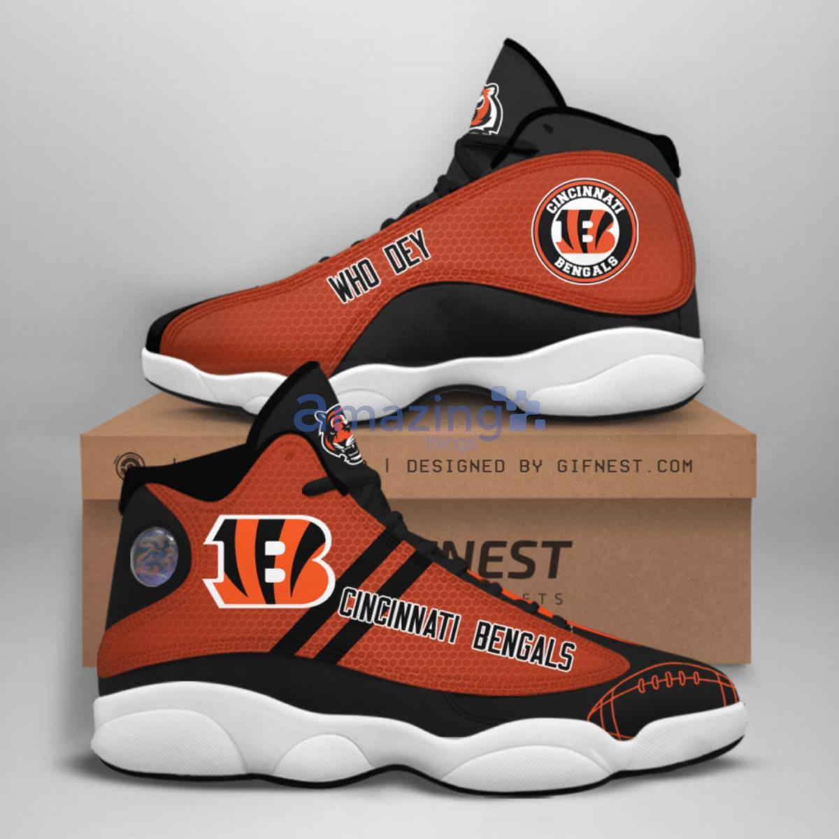 Cincinnati Bengals Womens Midsole White Sneakers