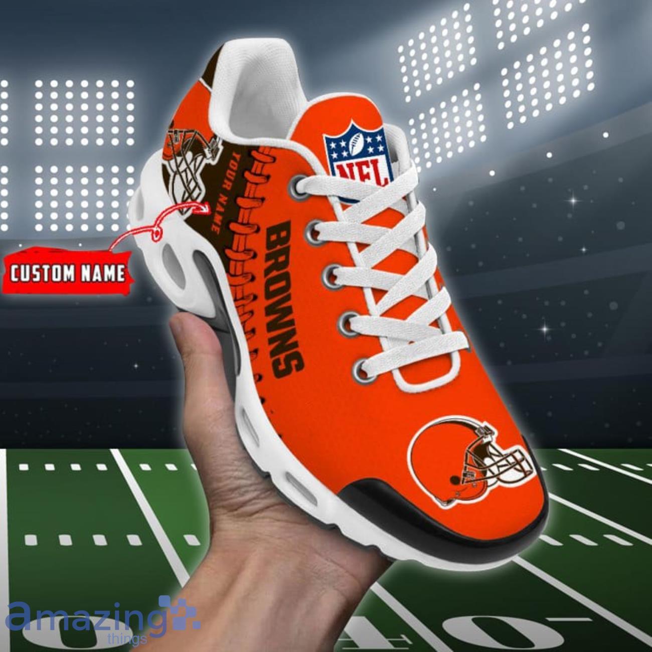 Cleveland Browns Custom Name Air Cushion Sports Shoes