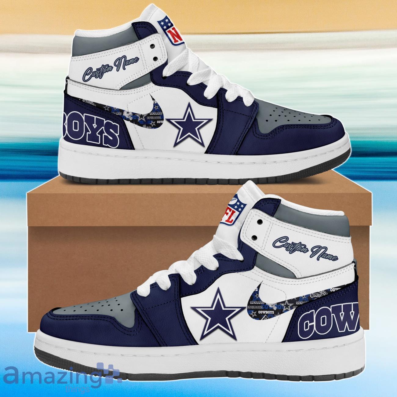 You're going to love these Dallas Cowboys Nike shoes