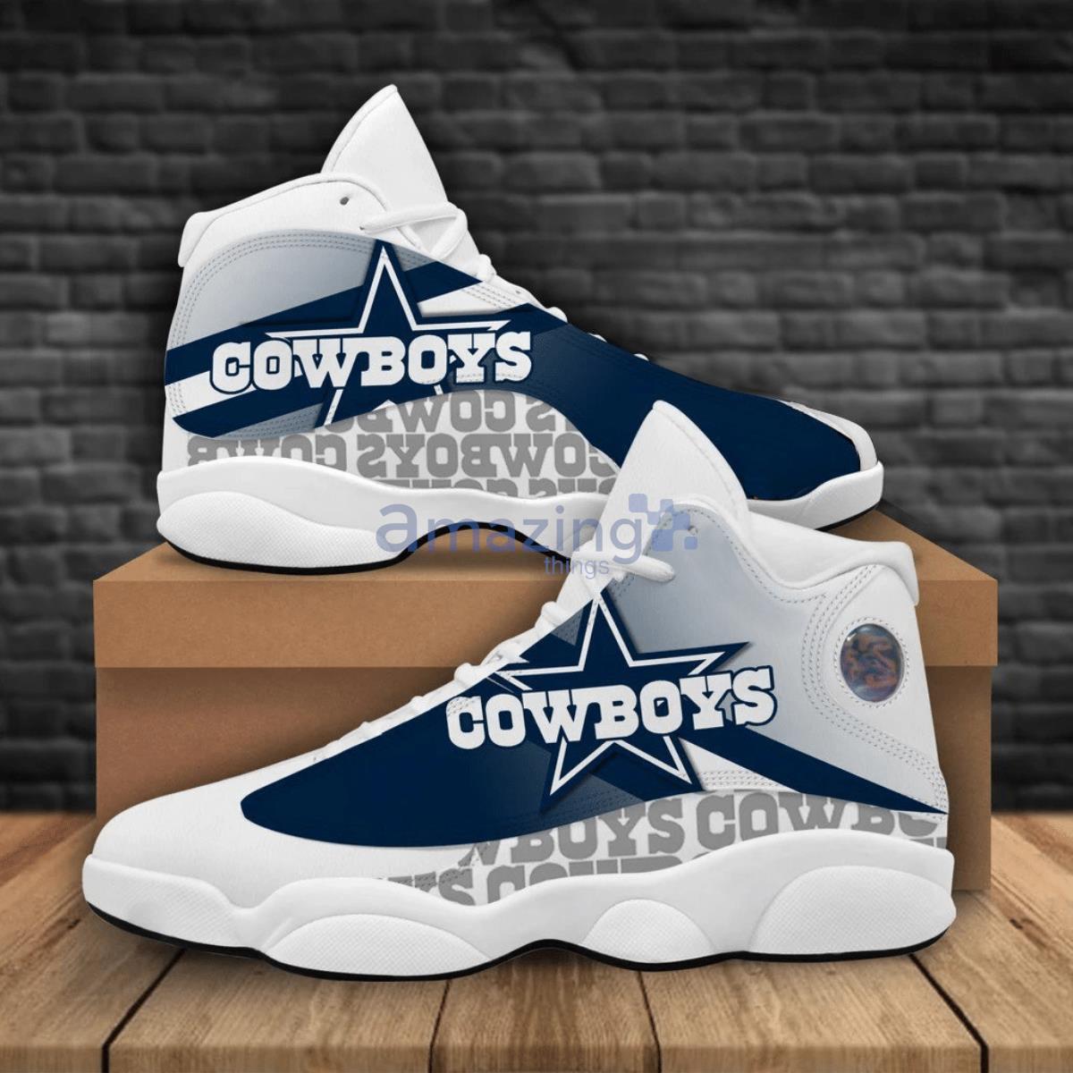 Dallas Cowboys Football Team Air Jordan 13 Shoes Running Casual Sneakers  Best Gift For Fans