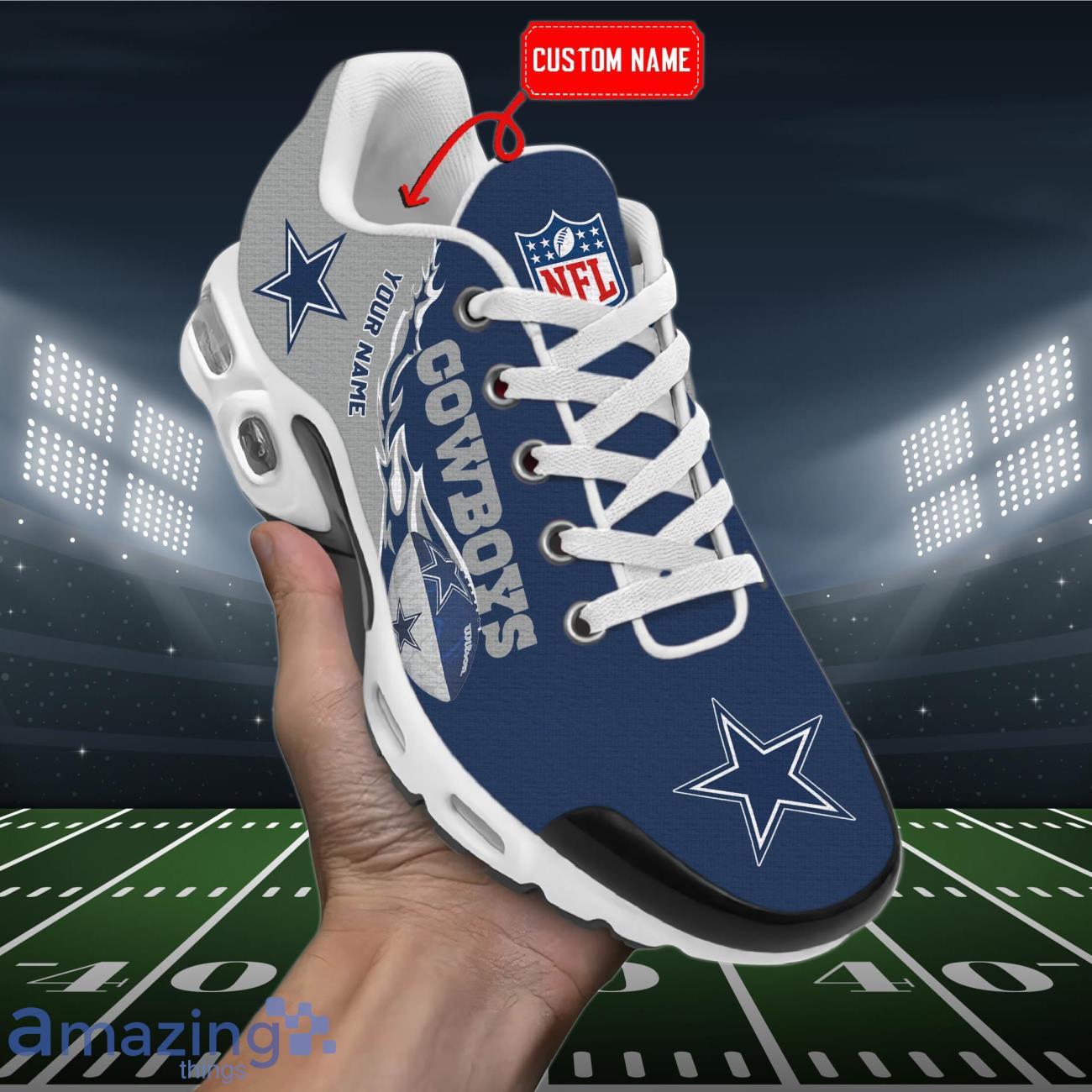 Dallas Cowboys Custom Name Air Cushion Sports Shoes