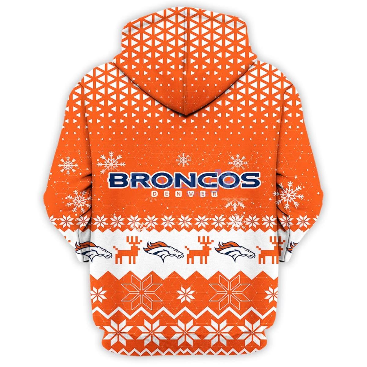 Denver Broncos Youth Zip Hoodie Stadium Full