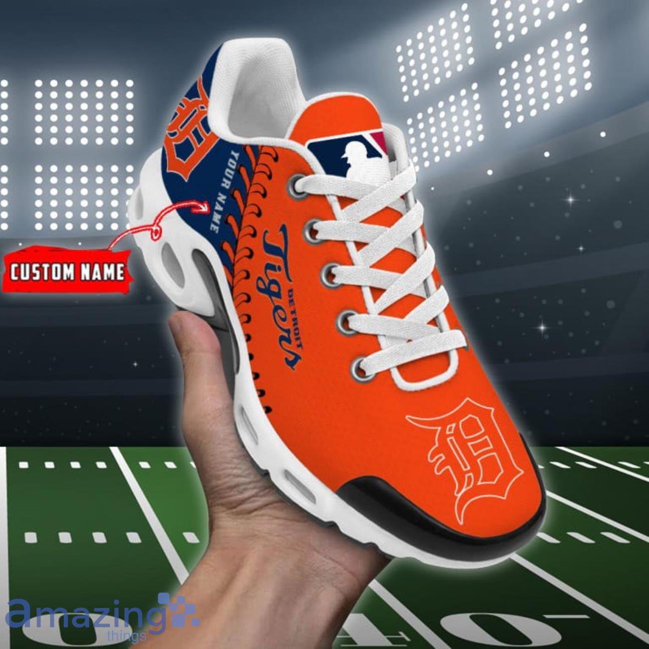 Detroit Tigers MLB Premium Air Cushion Sports Shoes Custom Name Cool For Fans Product Photo 1 Detroit Tigers MLB Premium Air Cushion Sports Shoes Custom Name Cool For Fans Product Photo 1