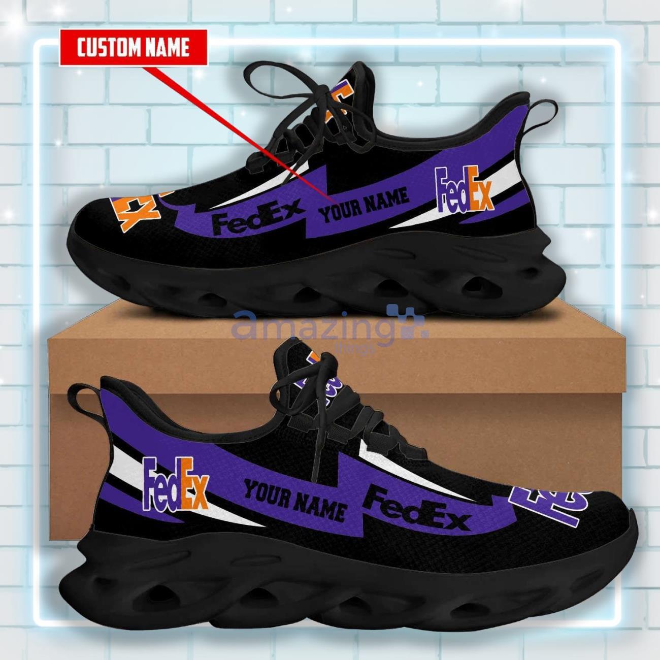 Fedex Personalized Max Soul Shoes Casual Sneakers For Men Women Product Photo 1