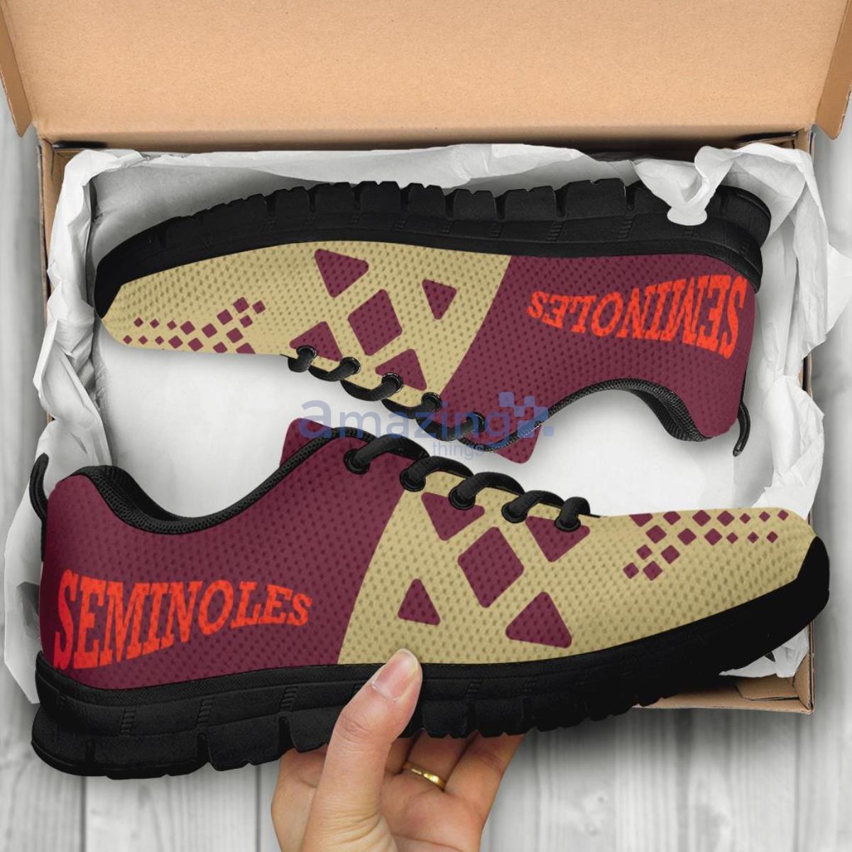 Florida State Seminoles Casual Sneakers For Sport Fans image Florida State Seminoles Casual Sneakers For Sport Fans Product Photo 3