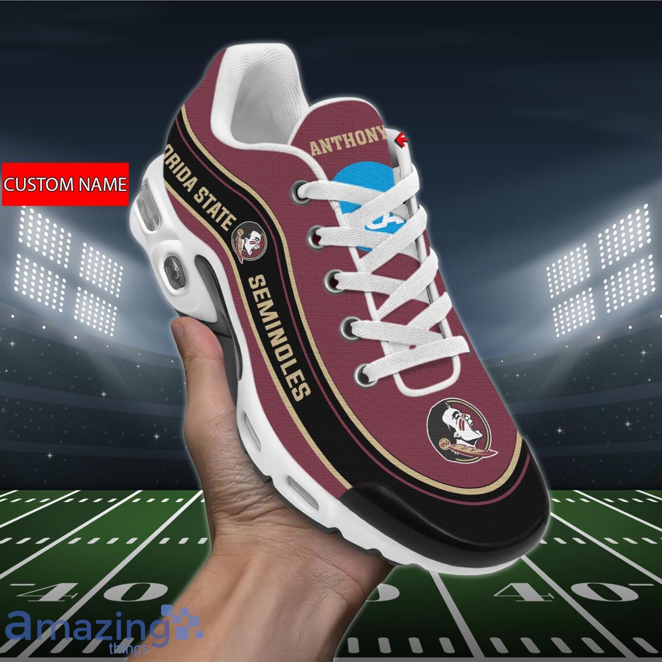 Florida State Seminoles NCAA Air Cushion Sports Shoes Custom Name For Fans Product Photo 1 Florida State Seminoles NCAA Air Cushion Sports Shoes Custom Name For Fans Product Photo 1