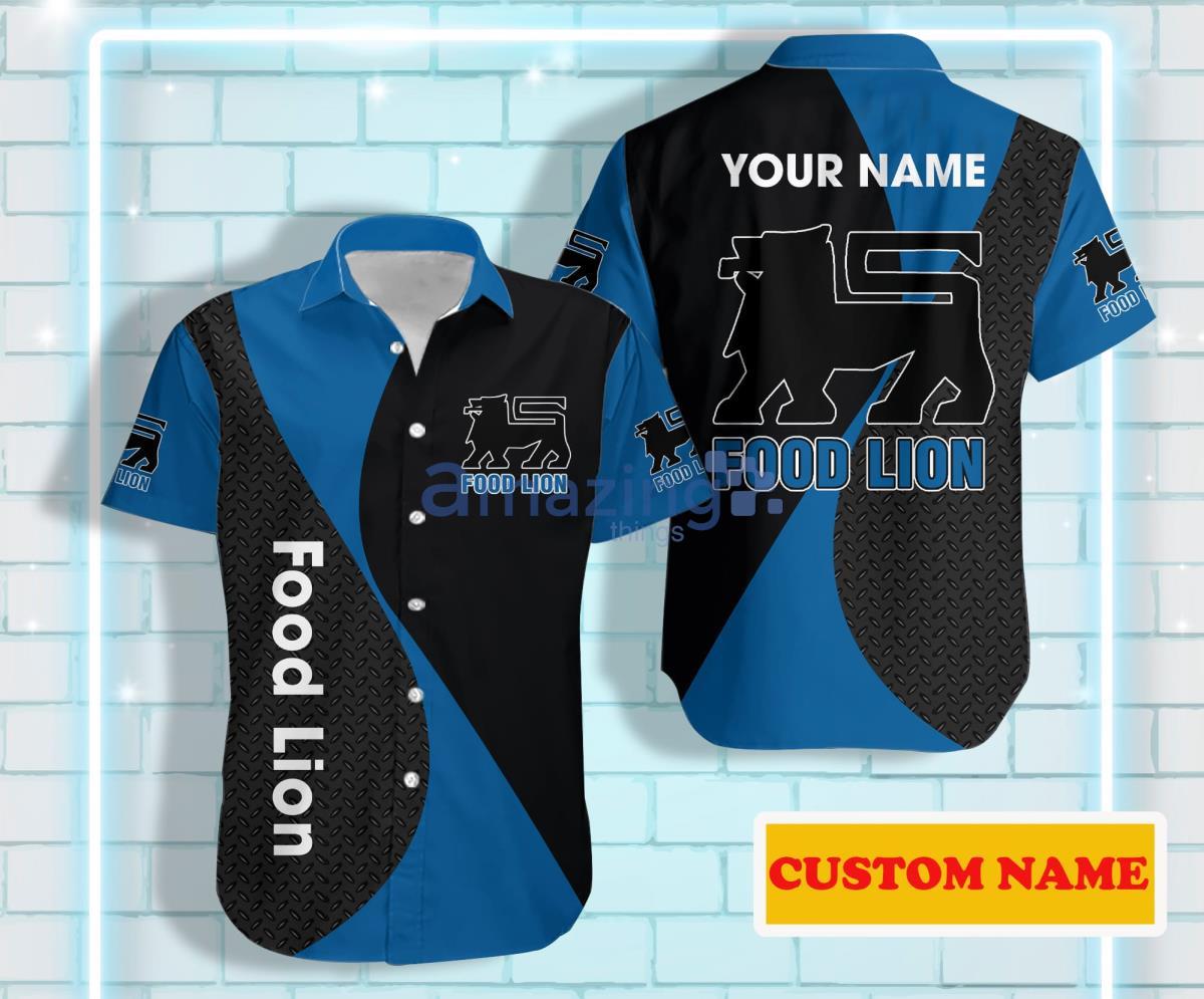 Food Lion Custom Name Hawaiian Shirt For Men Women Product Photo 1