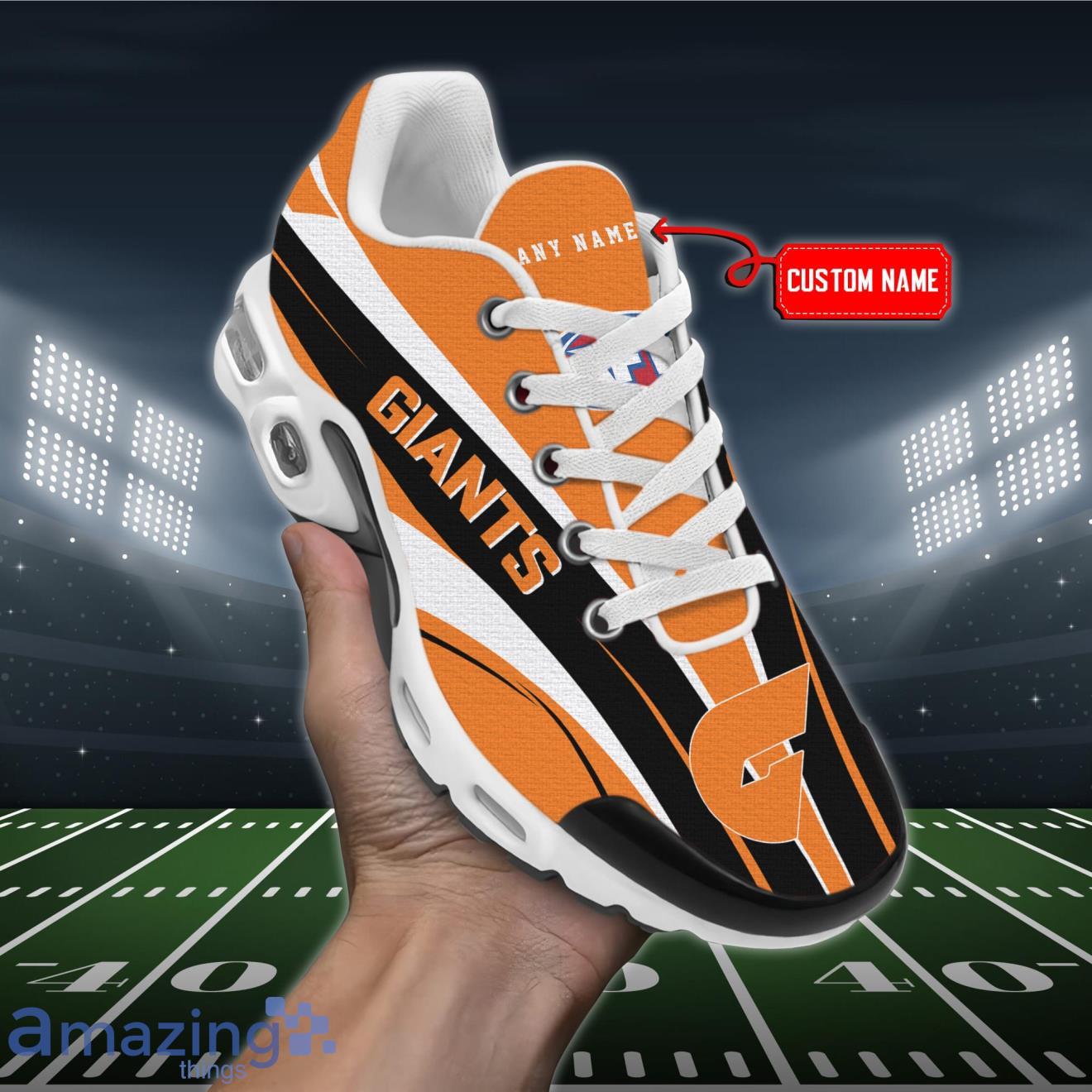 Greater Western Sydney Giants Premium Air Cushion Sport Shoes Custom Name Product Photo 1