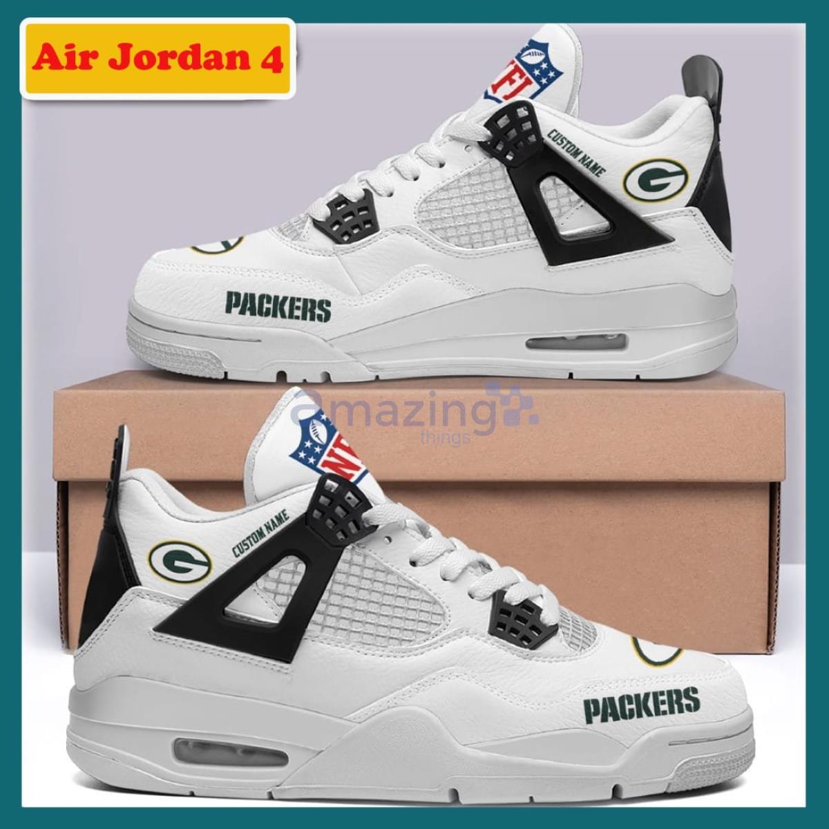 Green Bay Packers Custom Name Air Jordan 11 Sneakers Shoes