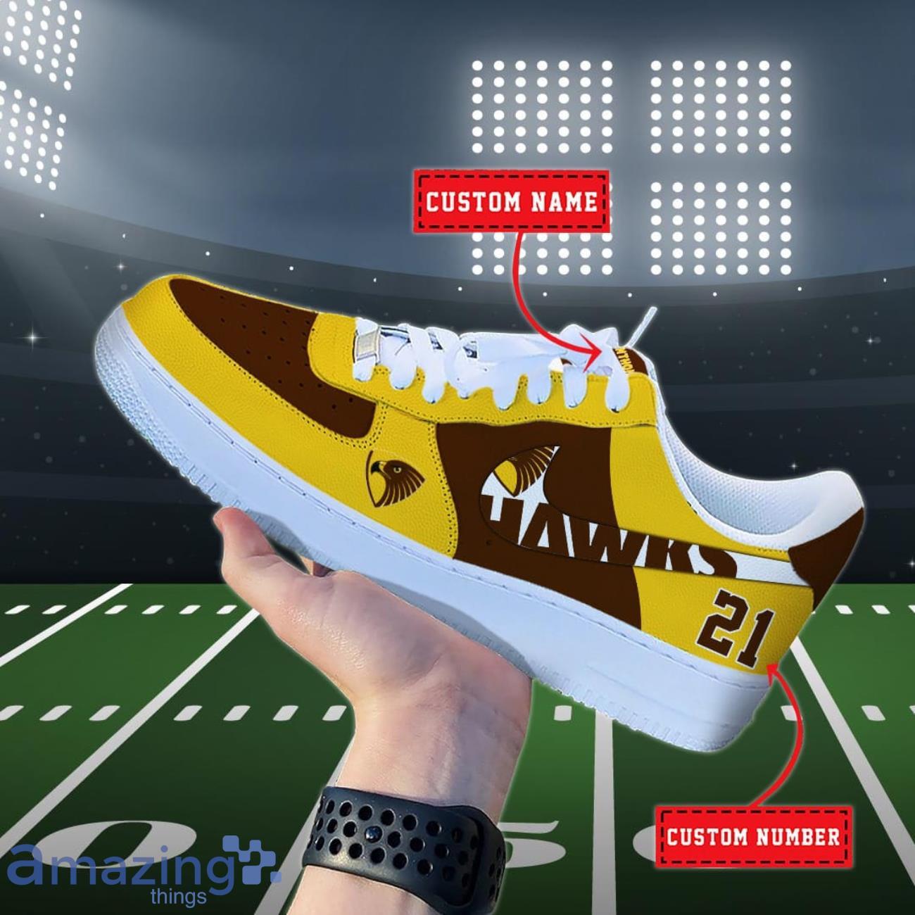 Hawthorn Hawks AFL Personalized Air Force Shoes For Men Women Product Photo 1 Hawthorn Hawks AFL Personalized Air Force Shoes For Men Women Product Photo 1