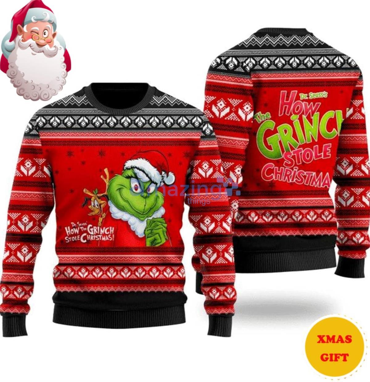 How The Grinch Stole Christmas AOP Sweater Product Photo 1 How The Grinch Stole Christmas AOP Sweater Product Photo 1