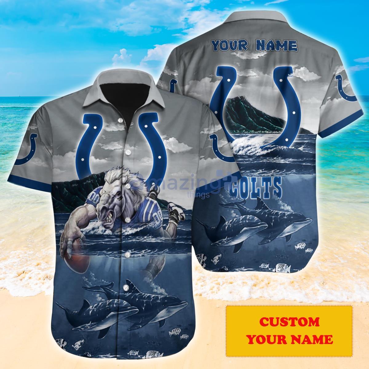 Indianapolis Colts NFL Custom Name Hawaiin Shirt Best Design For Men Women