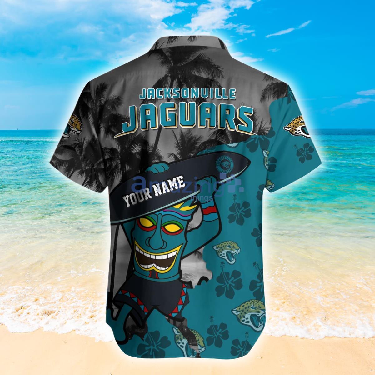 Jacksonville Jaguars Hawaiian Shirt Customize Your Name