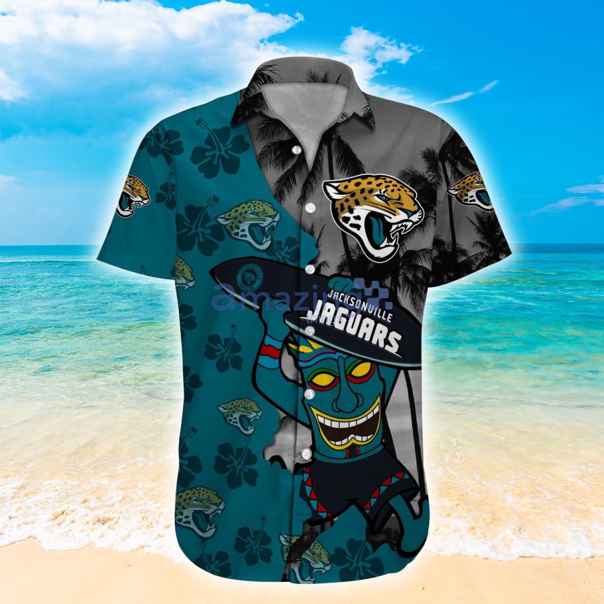 Jacksonville Jaguars Custom Name Hawaiian Shirt