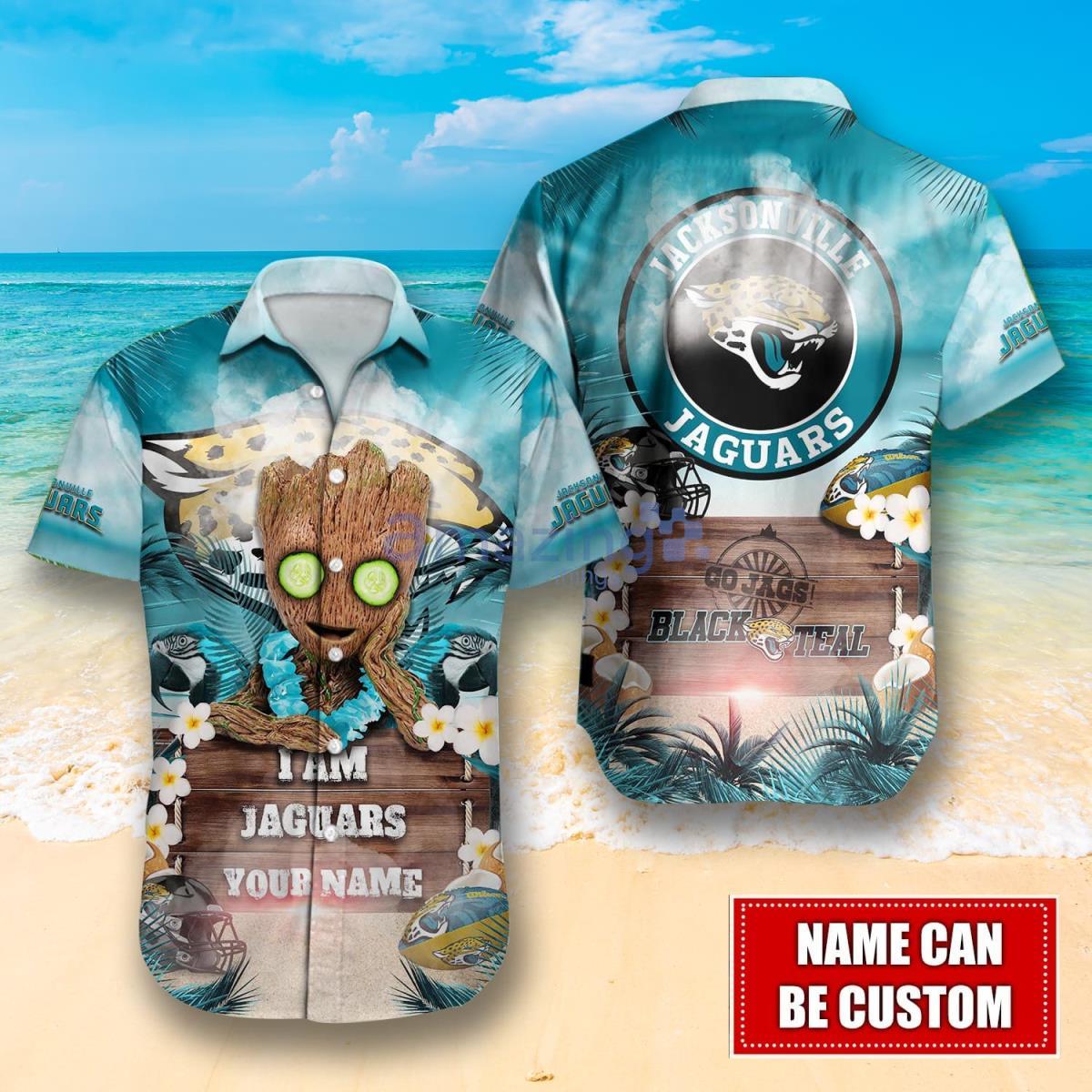 Jacksonville Jaguars NFL Personalized Hawaiian Shirt Unique Gift For Fans Product Photo 1 Jacksonville Jaguars NFL Personalized Hawaiian Shirt Unique Gift For Fans Product Photo 1