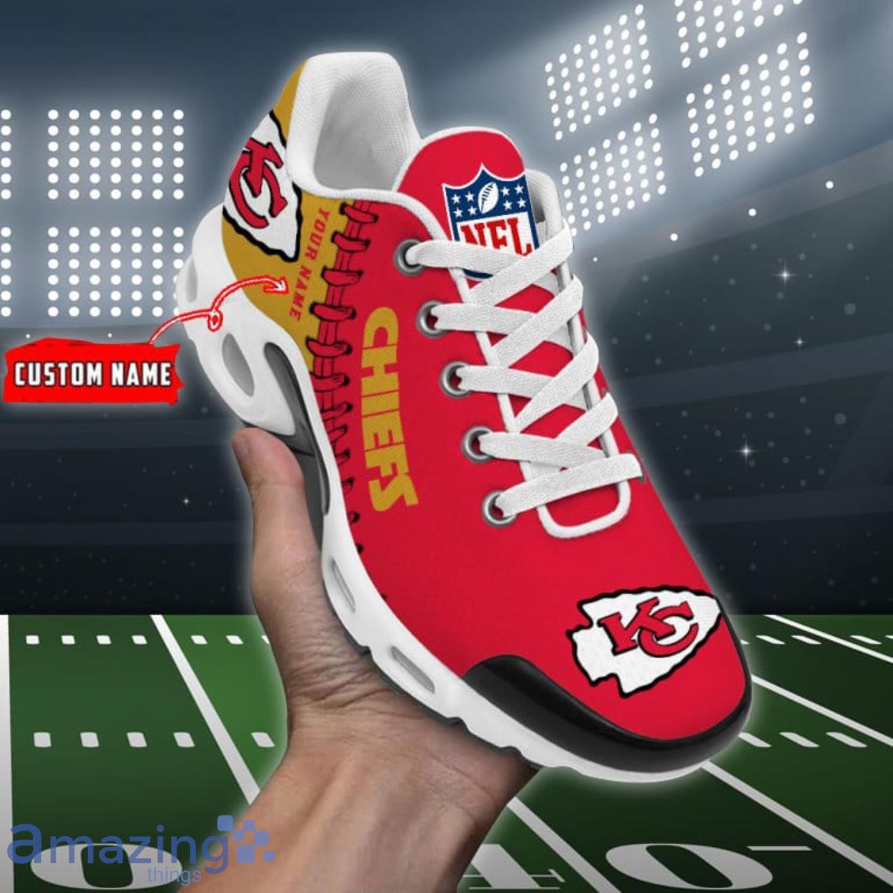 Kansas City Chiefs NFL Air Cushion Sports Shoes Custom Name For Men Women Product Photo 1