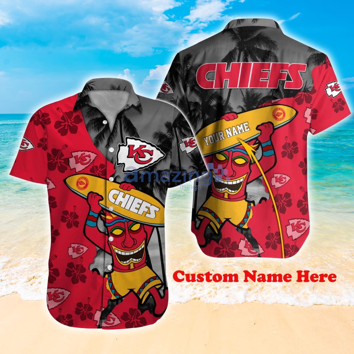 Kansas City Chiefs NFL Personalized Hawaiian Shirt Hot Design For Fans