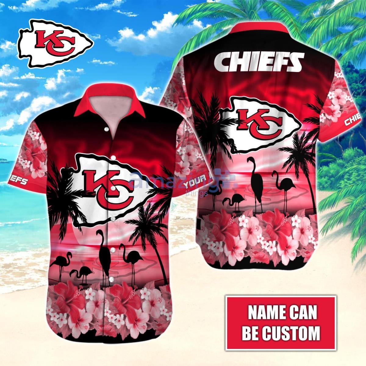 Kansas City Chiefs Hawaiian Shirt NFL Football Custom Name For Men