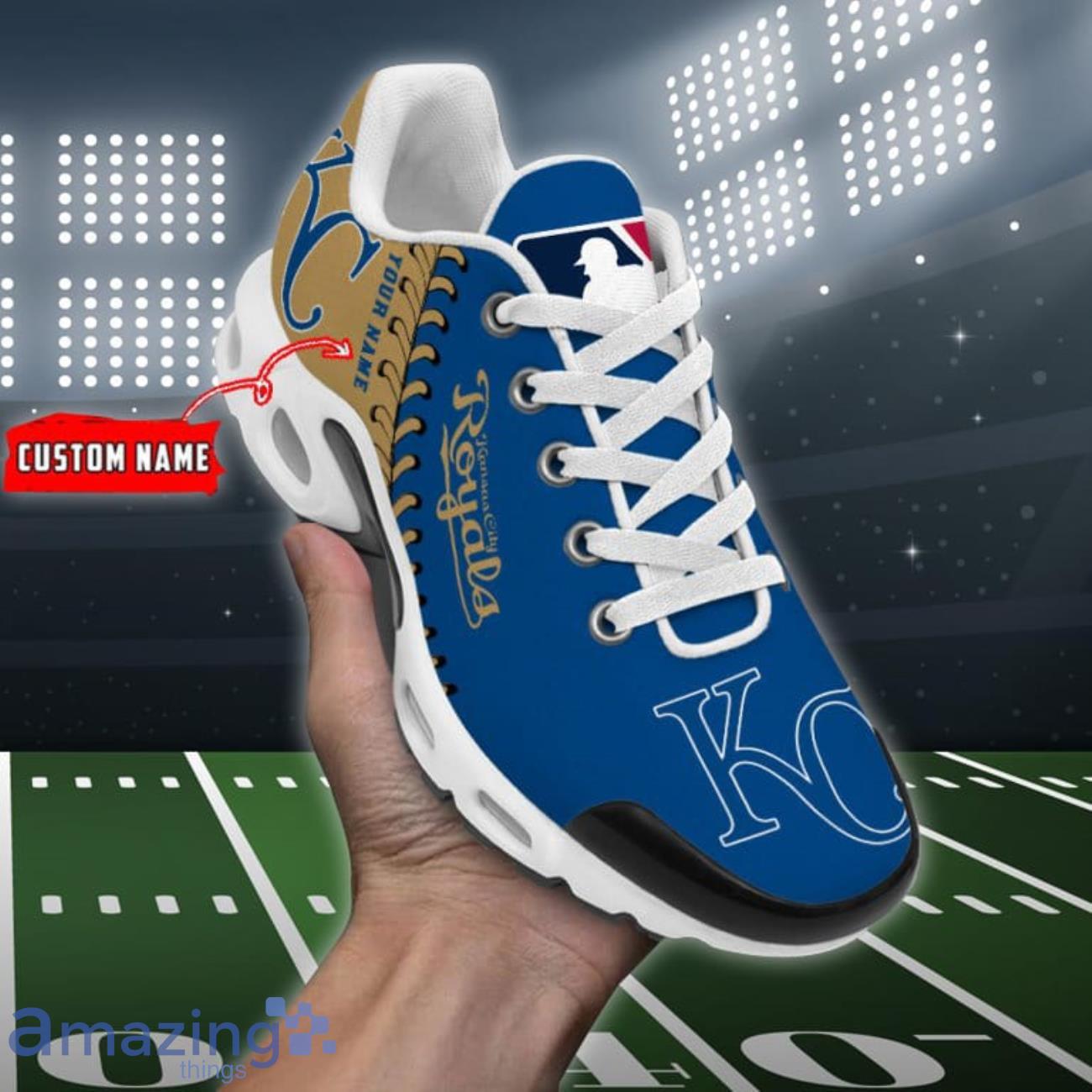 Kansas City Royals MLB Premium Air Cushion Sports Shoes Custom Name Cool For Fans Product Photo 1