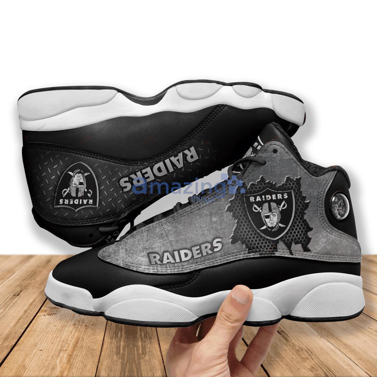 Las Vegas Raiders Skull Air Jordan 13 Sneakers Shoes