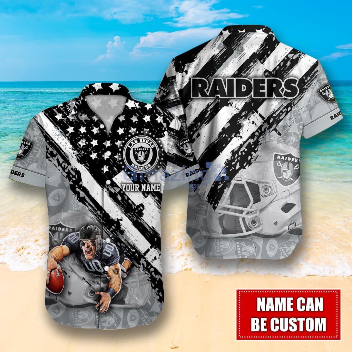 Las Vegas Raiders Nfl Hawaiian Shirt Gift For Football Players