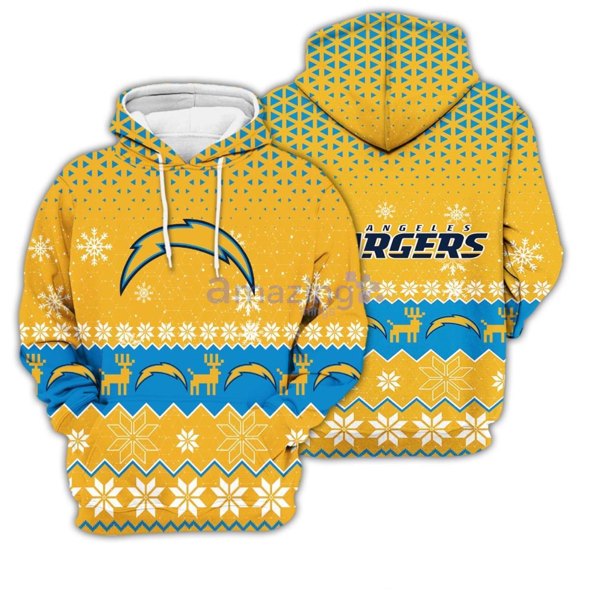 Los Angeles Chargers Sports 3D Pullover Hoodie Product Photo 1