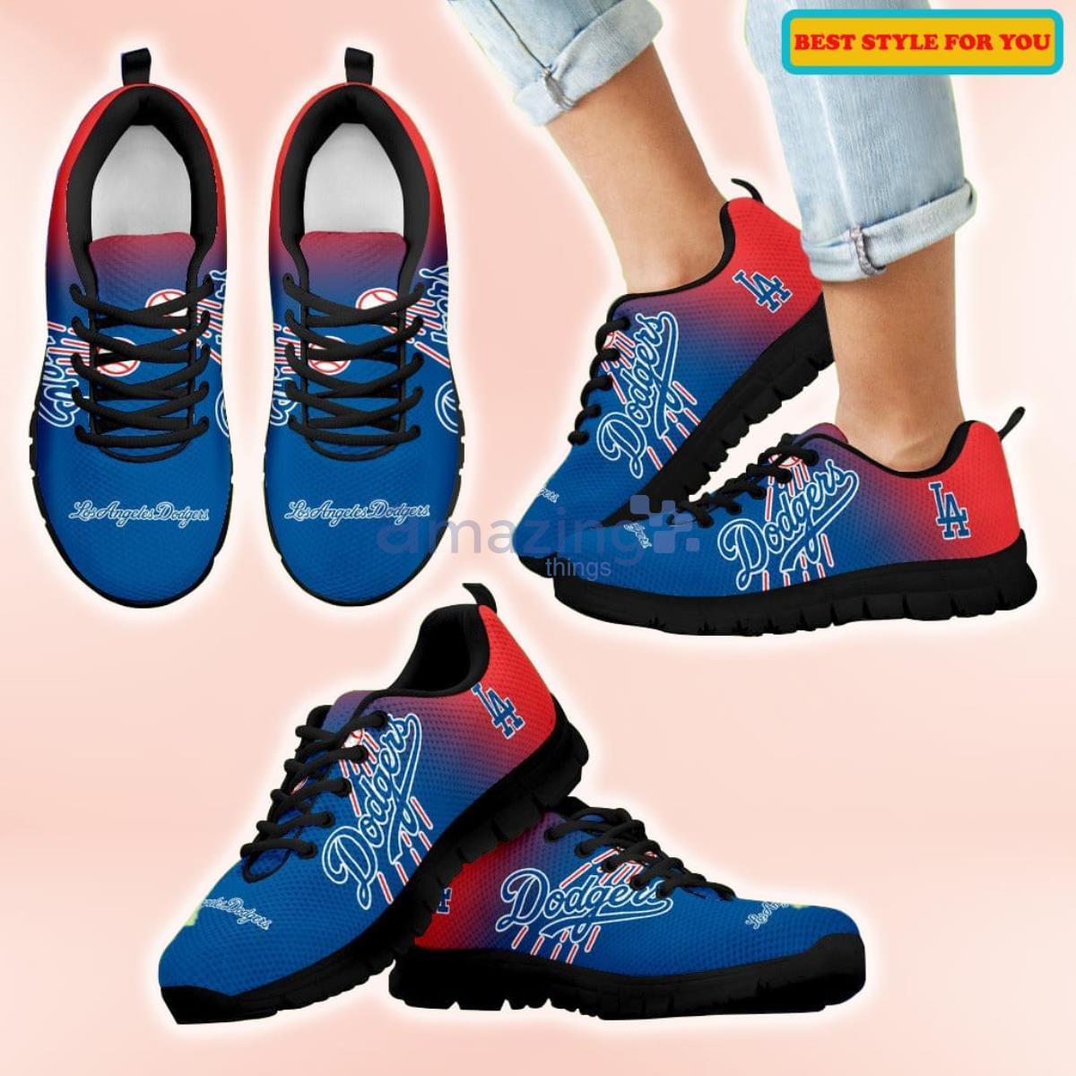 Los Angeles Dodgers Special Unofficial Casual Sneakers For Sport Fans Product Photo 1
