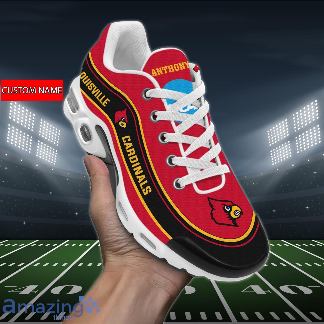 Louisville Cardinals NCAA Air Cushion Sports Shoes Custom Name For