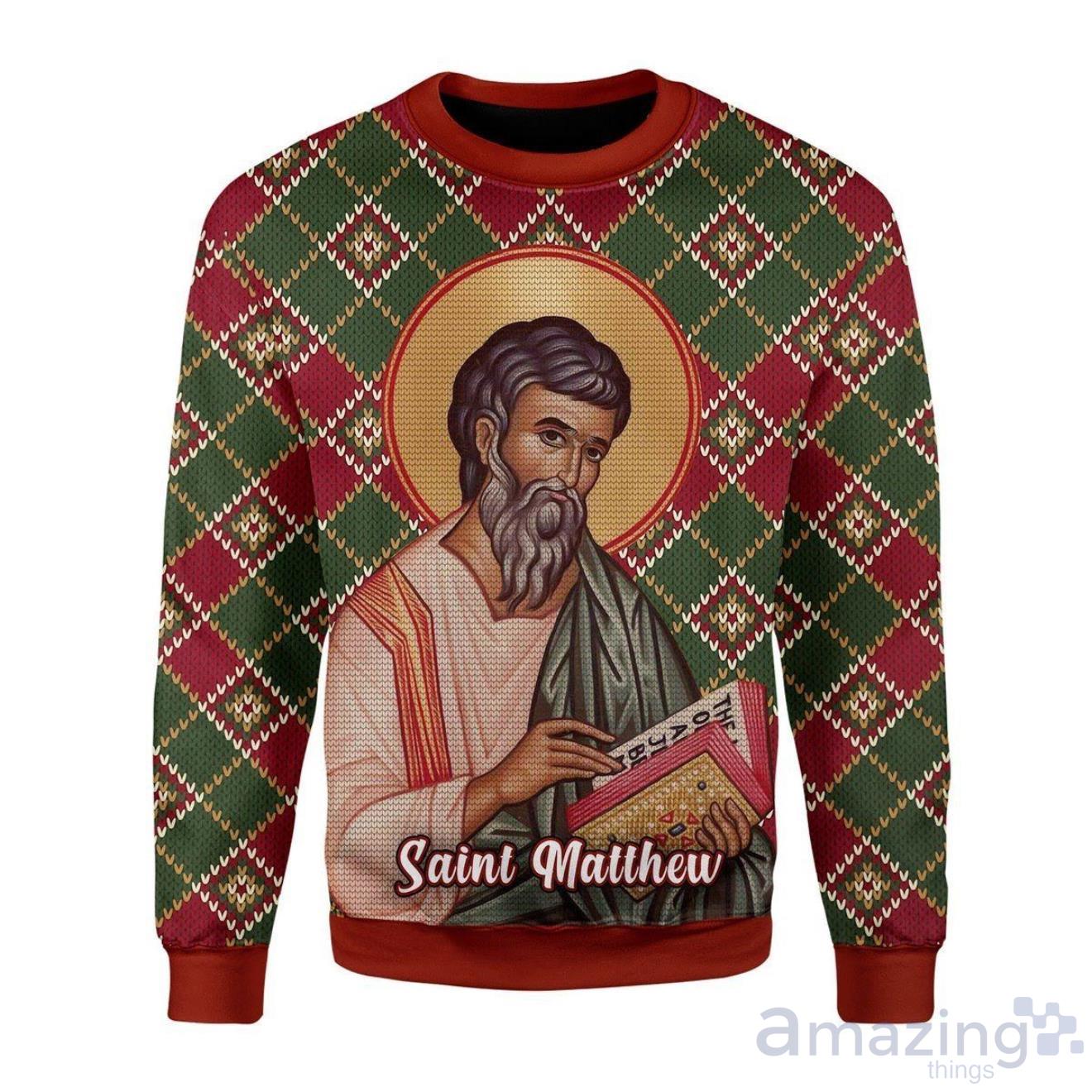 Matthew The Apostle Ugly Sweater For Christmas Product Photo 1