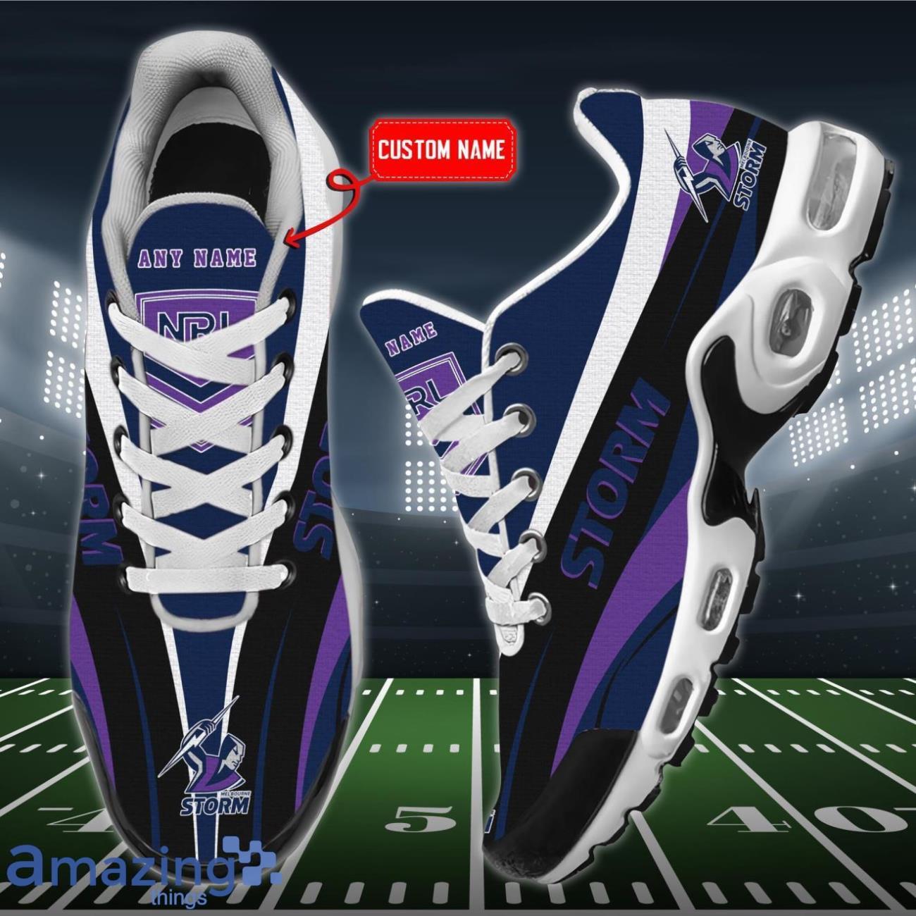 Melbourne Storm Premium Air Cushion Sport Shoes Custom Name For Real Fans image Melbourne Storm Premium Air Cushion Sport Shoes Custom Name For Real Fans Product Photo 2