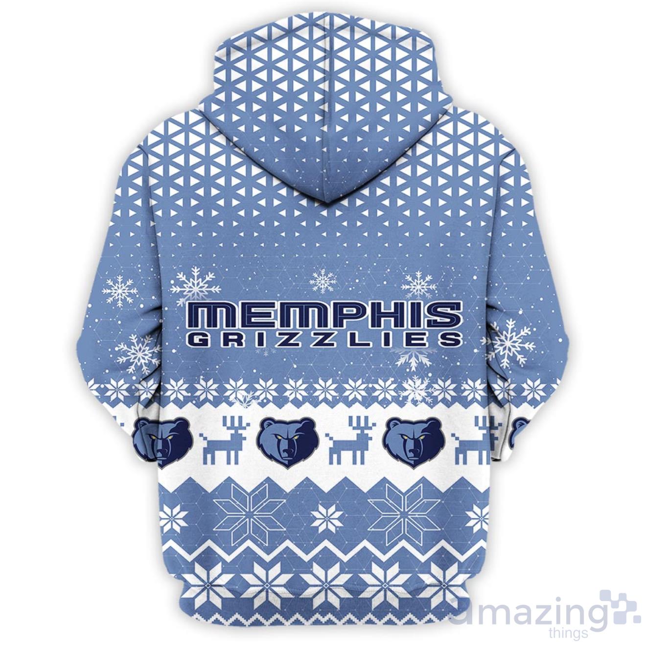 Memphis Grizzlies Sports 3D Hoodie Christmas Sweater image Memphis Grizzlies Sports 3D Hoodie Christmas Sweater Product Photo 3