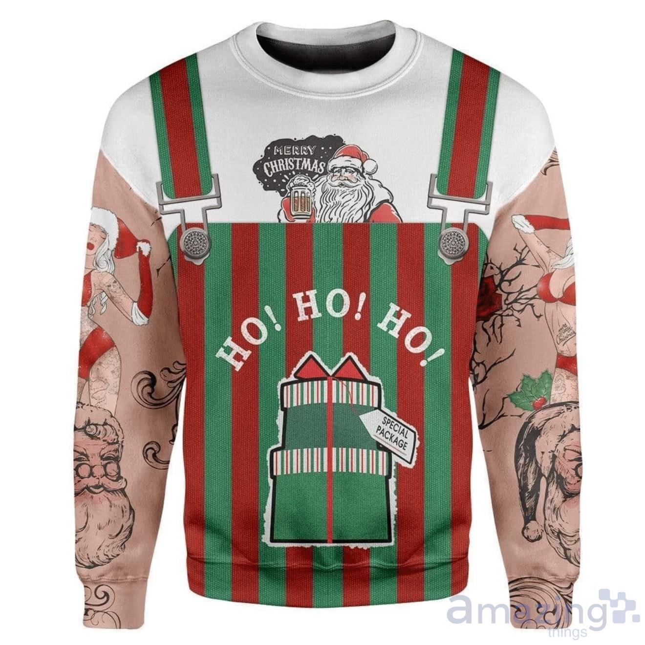 Merry Christmas Santa Ugly Sweater For Christmas Product Photo 1