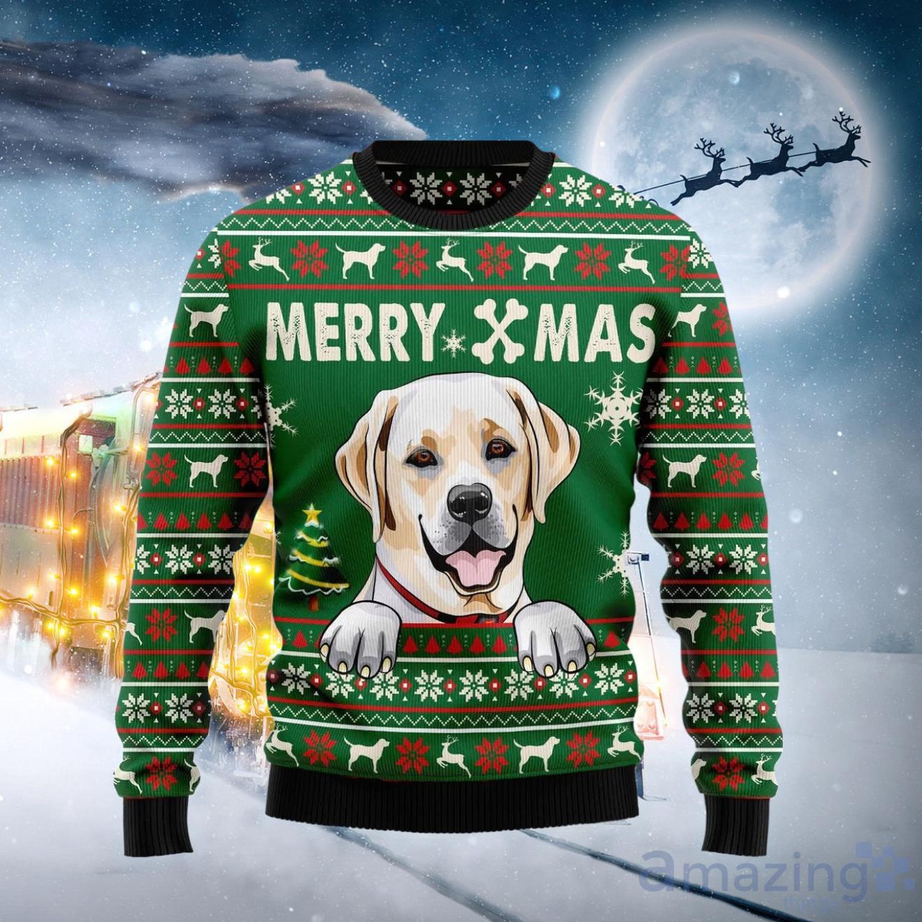 Black lab ugly outlet christmas sweater